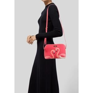 Kate Spade Flamingo Crossbody Bag In Pink Coral